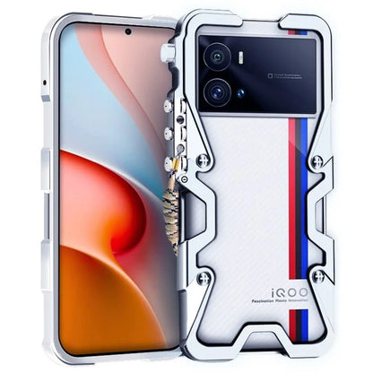 For vivo iQOO 9 / 9 Pro / 10 5G / 10 Pro 5G Case Aluminium Alloy Tough Armour Phone Cover