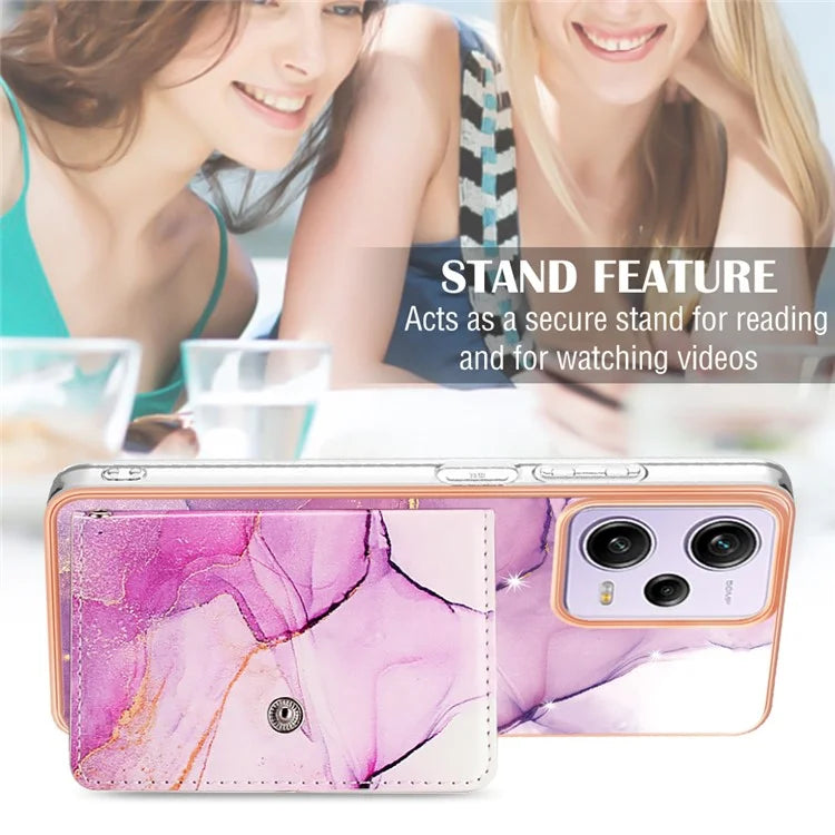For Xiaomi Redmi Note 12 Pro 5G / Note 12 Pro Speed 5G  / Poco X5 Pro 5G IMD Case with Card Holder