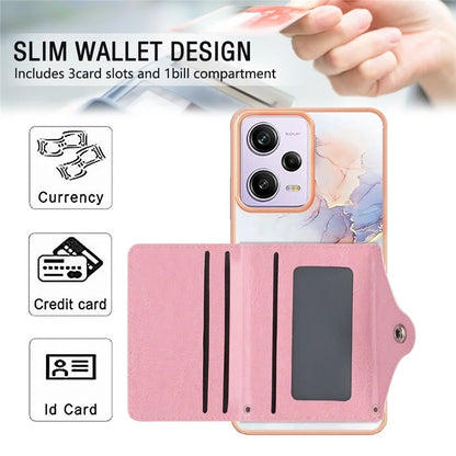 For Xiaomi Redmi Note 12 Pro 5G / Note 12 Pro Speed 5G  / Poco X5 Pro 5G IMD Case with Card Holder