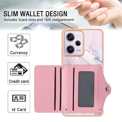 For Xiaomi Redmi Note 12 Pro 5G / Note 12 Pro Speed 5G  / Poco X5 Pro 5G IMD Case with Card Holder