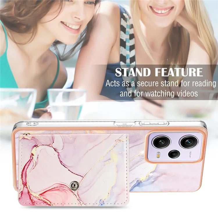 For Xiaomi Redmi Note 12 Pro 5G / Note 12 Pro Speed 5G  / Poco X5 Pro 5G IMD Case with Card Holder