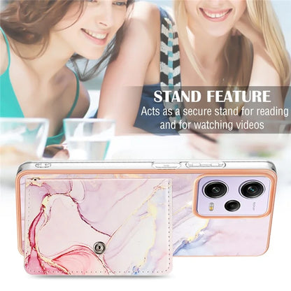 For Xiaomi Redmi Note 12 Pro 5G / Note 12 Pro Speed 5G  / Poco X5 Pro 5G IMD Case with Card Holder