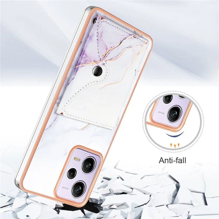 For Xiaomi Redmi Note 12 Pro 5G / Note 12 Pro Speed 5G  / Poco X5 Pro 5G IMD Case with Card Holder
