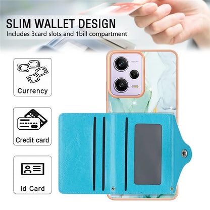 For Xiaomi Redmi Note 12 Pro 5G / Note 12 Pro Speed 5G  / Poco X5 Pro 5G IMD Case with Card Holder
