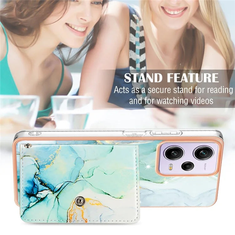 For Xiaomi Redmi Note 12 Pro 5G / Note 12 Pro Speed 5G  / Poco X5 Pro 5G IMD Case with Card Holder