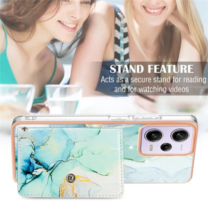 For Xiaomi Redmi Note 12 Pro 5G / Note 12 Pro Speed 5G  / Poco X5 Pro 5G IMD Case with Card Holder