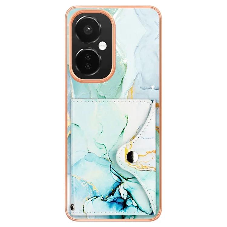 YB Leather Coating Series-9 for OnePlus Nord CE 3 Lite 5G / Nord N30 5G Kickstand Leather+TPU Phone Cover