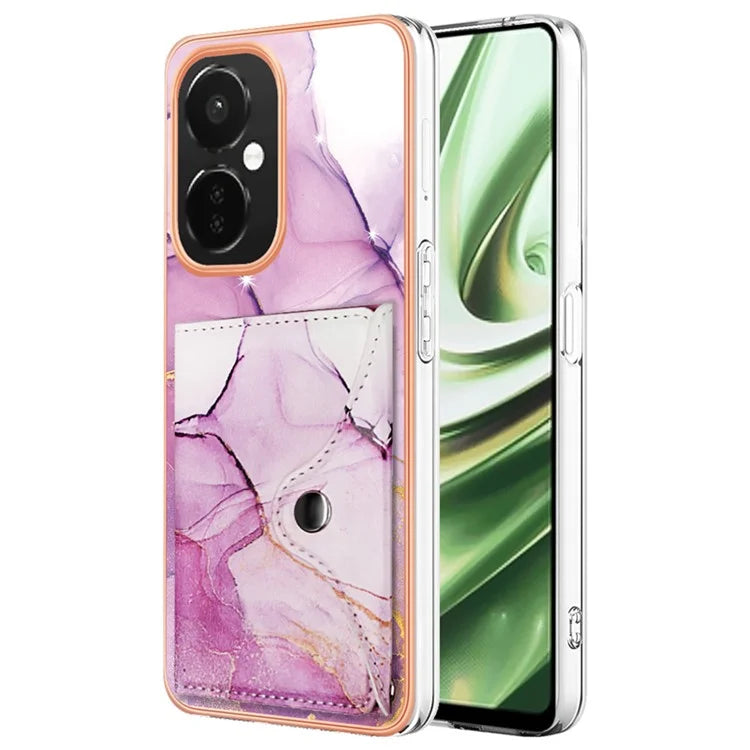 YB Leather Coating Series-9 for OnePlus Nord CE 3 Lite 5G / Nord N30 5G Kickstand Leather+TPU Phone Cover