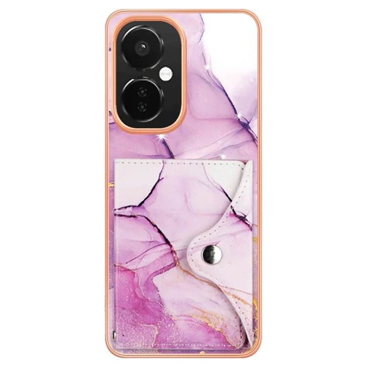 YB Leather Coating Series-9 for OnePlus Nord CE 3 Lite 5G / Nord N30 5G Kickstand Leather+TPU Phone Cover