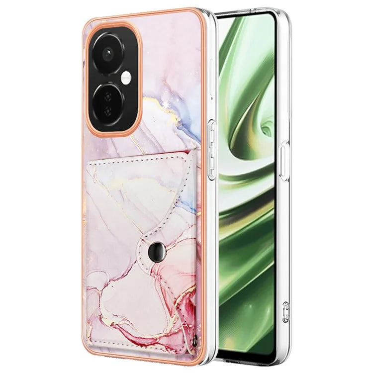 YB Leather Coating Series-9 for OnePlus Nord CE 3 Lite 5G / Nord N30 5G Kickstand Leather+TPU Phone Cover