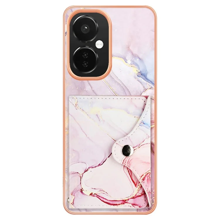 YB Leather Coating Series-9 for OnePlus Nord CE 3 Lite 5G / Nord N30 5G Kickstand Leather+TPU Phone Cover