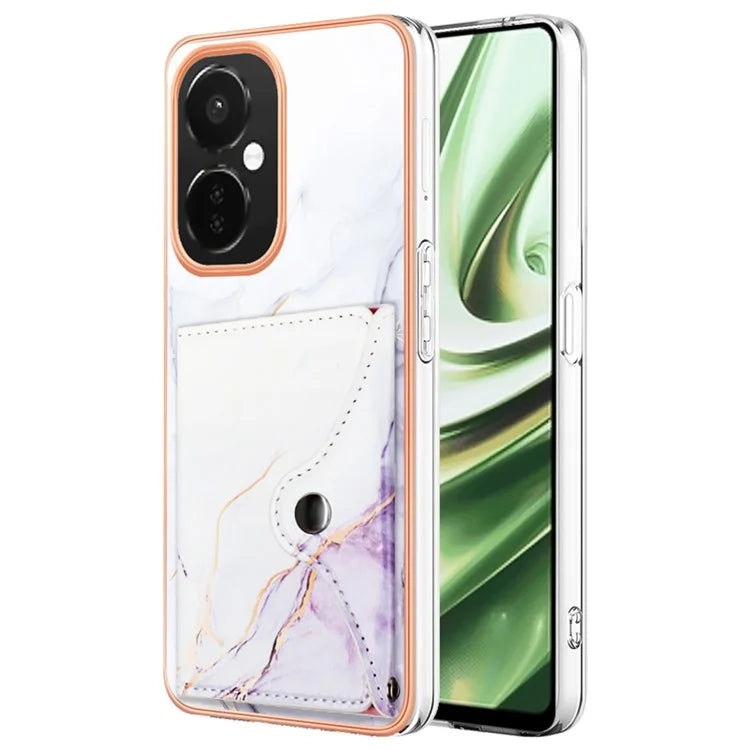YB Leather Coating Series-9 for OnePlus Nord CE 3 Lite 5G / Nord N30 5G Kickstand Leather+TPU Phone Cover