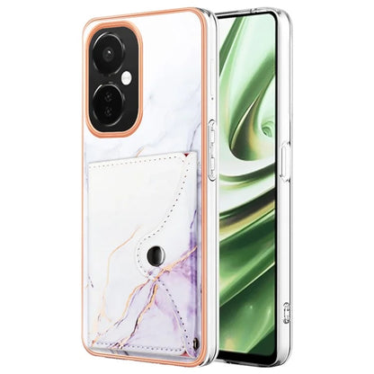 YB Leather Coating Series-9 for OnePlus Nord CE 3 Lite 5G / Nord N30 5G Kickstand Leather+TPU Phone Cover