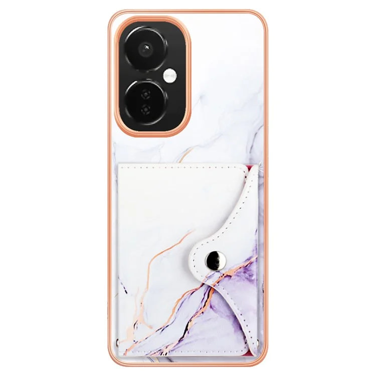YB Leather Coating Series-9 for OnePlus Nord CE 3 Lite 5G / Nord N30 5G Kickstand Leather+TPU Phone Cover