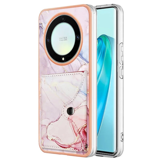 YB Leather Coating Series-9 for Honor X9a 5G / Magic5 Lite 5G / X50i 5G Case PU+TPU IMD Phone Cover