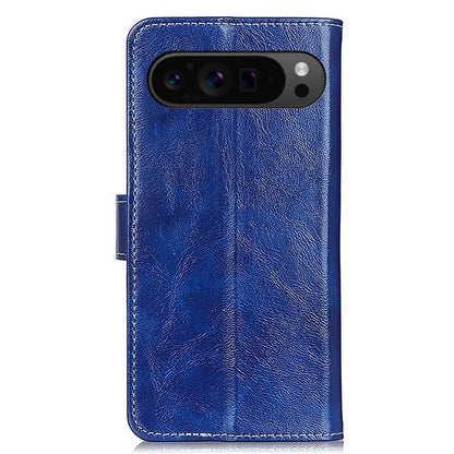 For Google Pixel 9 Pro XL Case Retro Style PU Leather+TPU Shockproof Phone Shell