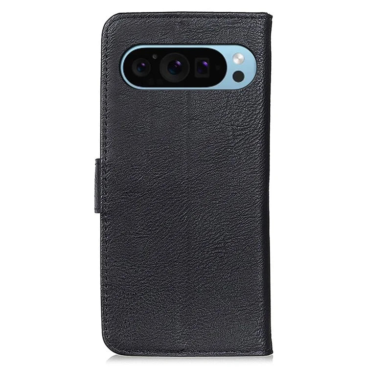 KHAZNEH For Google Pixel 9 / Pixel 9 Pro Case Cowhide Texture Wallet PU Leather Flip Phone Cover