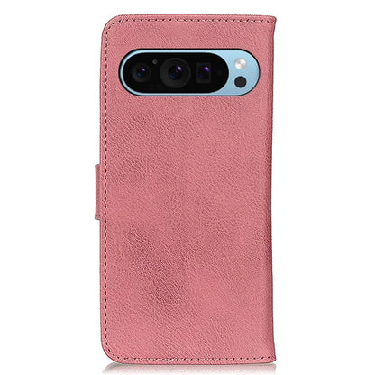 KHAZNEH For Google Pixel 9 / Pixel 9 Pro Case Cowhide Texture Wallet PU Leather Flip Phone Cover