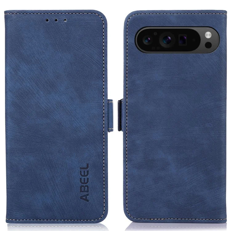 ABEEL For Google Pixel 9 Pro XL Magnetic Phone Case Side Magnetic Clasp Wallet Cover