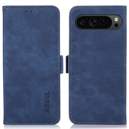 ABEEL For Google Pixel 9 Pro XL Magnetic Phone Case Side Magnetic Clasp Wallet Cover