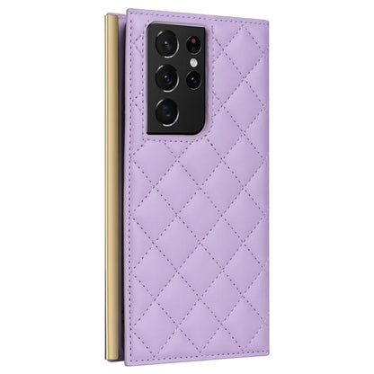 For Samsung Galaxy S21 Ultra 5G Case Suction Cup Wallet Phone Cover with Crossbody Strap