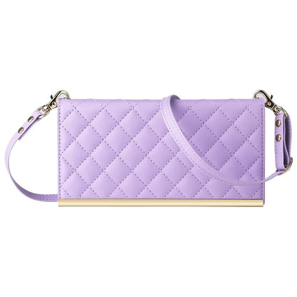 For Samsung Galaxy S22 Ultra 5G Wallet Case PU Leather Flip Phone Cover with Shoulder Strap