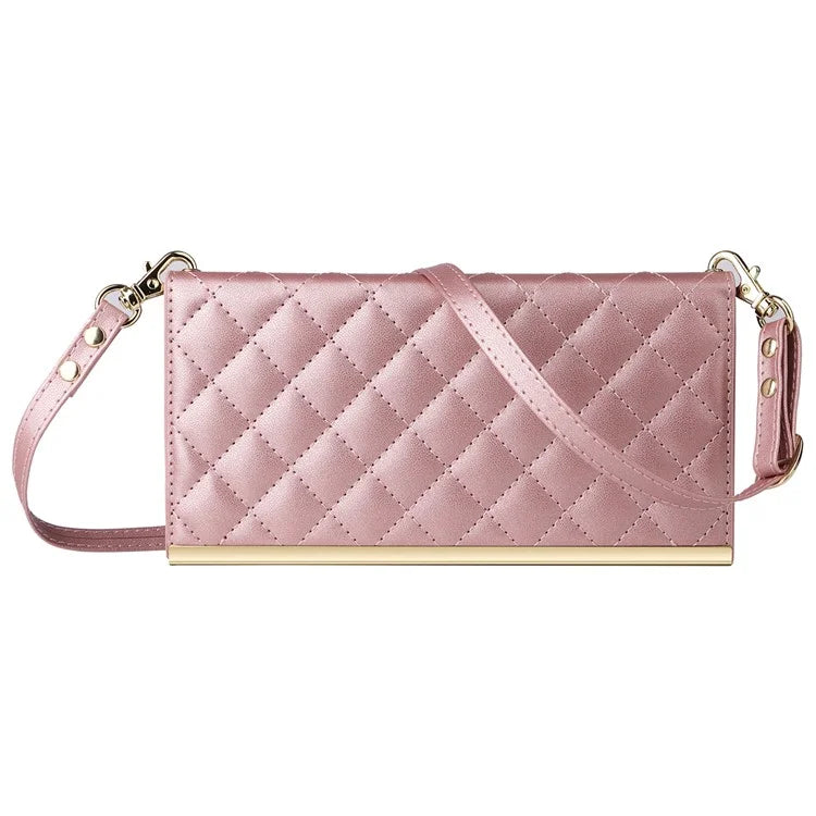 For Samsung Galaxy S22 Ultra 5G Wallet Case PU Leather Flip Phone Cover with Shoulder Strap