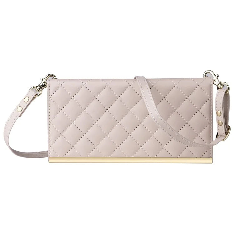 For Samsung Galaxy S22 Ultra 5G Wallet Case PU Leather Flip Phone Cover with Shoulder Strap