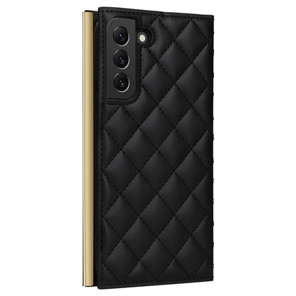 For Samsung Galaxy S22+ 5G Case Suction Cup PU Leather Crossbody Cell Phone Cover