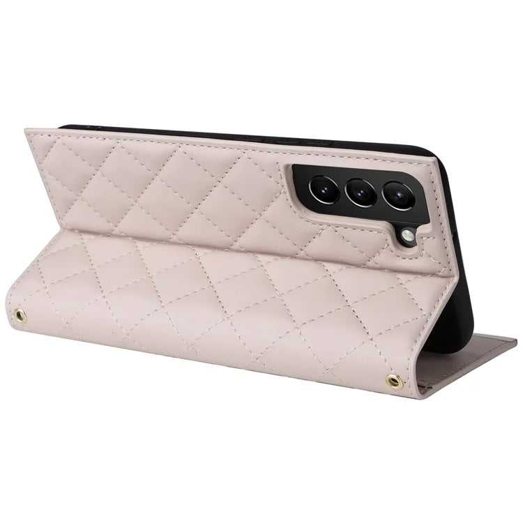 For Samsung Galaxy S21+ 5G Case Wallet PU Leather Suction Cup Protection Phone Cover