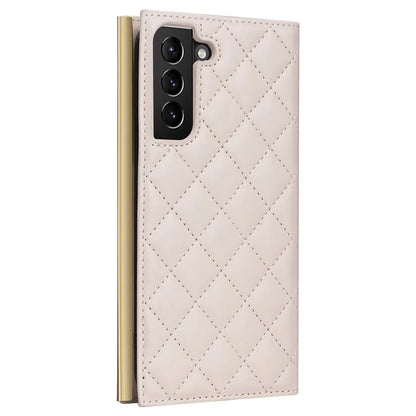 For Samsung Galaxy S21+ 5G Case Wallet PU Leather Suction Cup Protection Phone Cover