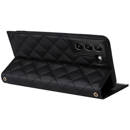 For Samsung Galaxy S21+ 5G Case Wallet PU Leather Suction Cup Protection Phone Cover