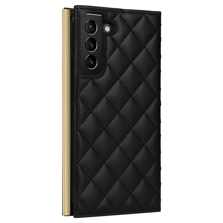 For Samsung Galaxy S21+ 5G Case Wallet PU Leather Suction Cup Protection Phone Cover
