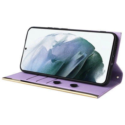 For Samsung Galaxy S21+ 5G Case Wallet PU Leather Suction Cup Protection Phone Cover