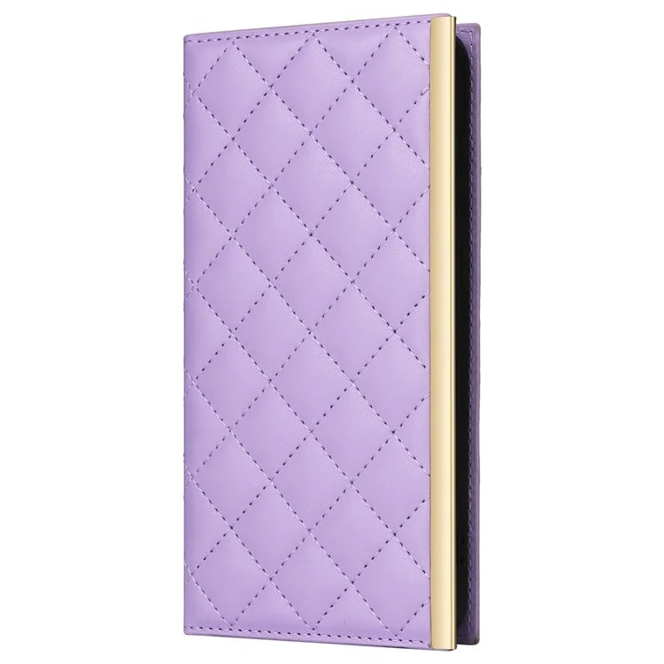 For Samsung Galaxy S23 Leather Case Suction Cup Wallet Flip Phone Cover with Shoulder Strap