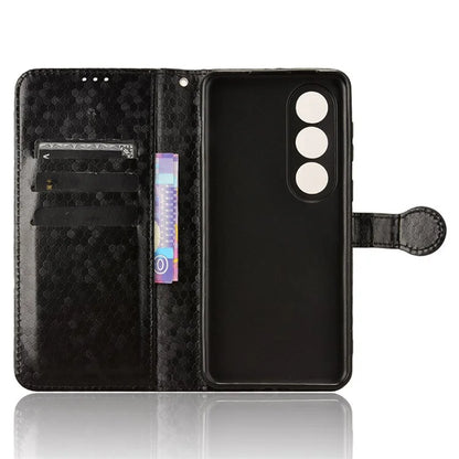 For OnePlus Nord CE4 5G Wallet Case Dots Imprinted Magnetic Phone Cover