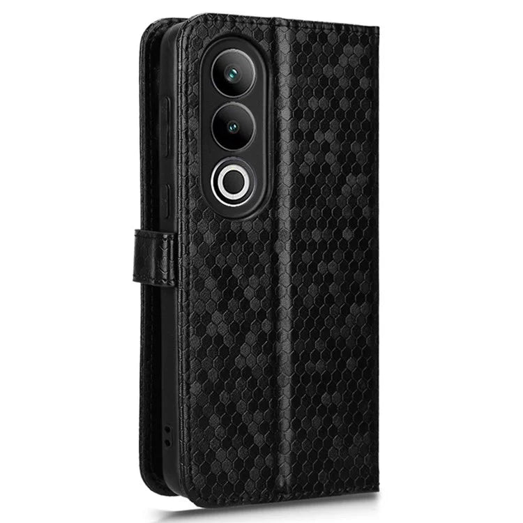 For OnePlus Nord CE4 5G Wallet Case Dots Imprinted Magnetic Phone Cover