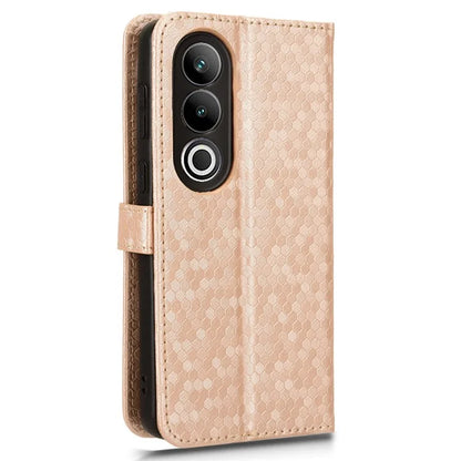 For OnePlus Nord CE4 5G Wallet Case Dots Imprinted Magnetic Phone Cover