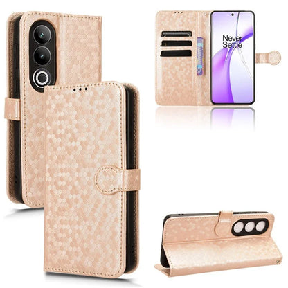 For OnePlus Nord CE4 5G Wallet Case Dots Imprinted Magnetic Phone Cover