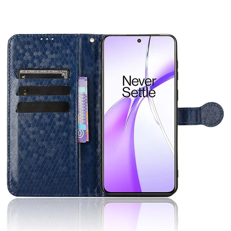 For OnePlus Nord CE4 5G Wallet Case Dots Imprinted Magnetic Phone Cover