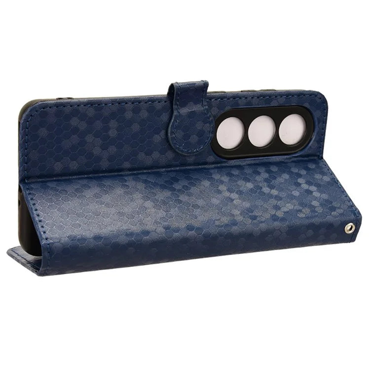 For OnePlus Nord CE4 5G Wallet Case Dots Imprinted Magnetic Phone Cover