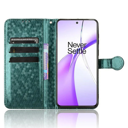 For OnePlus Nord CE4 5G Wallet Case Dots Imprinted Magnetic Phone Cover