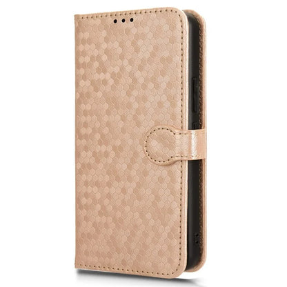 For vivo Y03 Case Dots Imprinted Shockproof Wallet Phone Cover