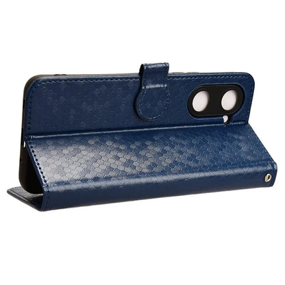 For vivo Y03 Case Dots Imprinted Shockproof Wallet Phone Cover