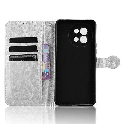 For vivo S18e 5G Magnetic Phone Case Dots Imprinted Card Holder Anti-scratch Cover