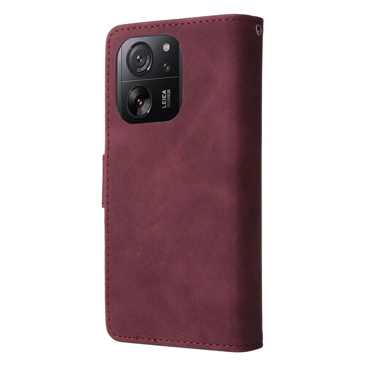 For Xiaomi 13T / 13T Pro / Redmi K60 Ultra Cell Phone Drop-proof Case Zipper Wallet Card Holder Leather Cover