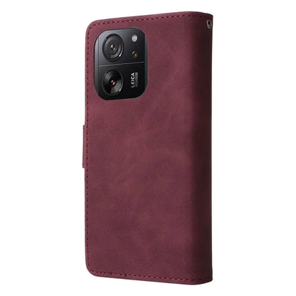 For Xiaomi 13T / 13T Pro / Redmi K60 Ultra Cell Phone Drop-proof Case Zipper Wallet Card Holder Leather Cover