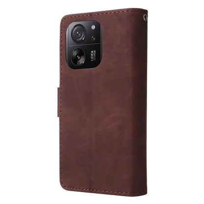 For Xiaomi 13T / 13T Pro / Redmi K60 Ultra Cell Phone Drop-proof Case Zipper Wallet Card Holder Leather Cover