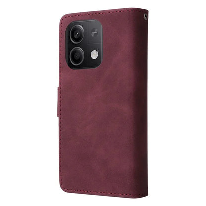 For Xiaomi Redmi Note 13 5G Case Leather Phone Protective Cover Zipper Wallet Card Holder