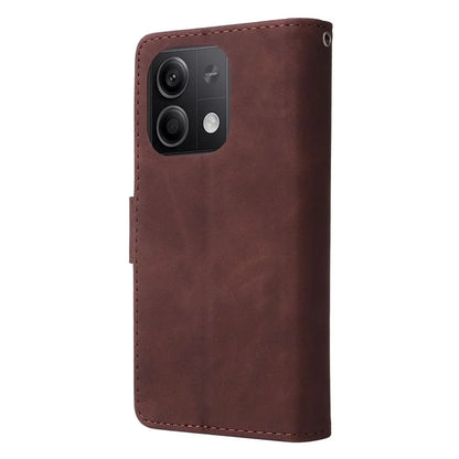 For Xiaomi Redmi Note 13 5G Case Leather Phone Protective Cover Zipper Wallet Card Holder